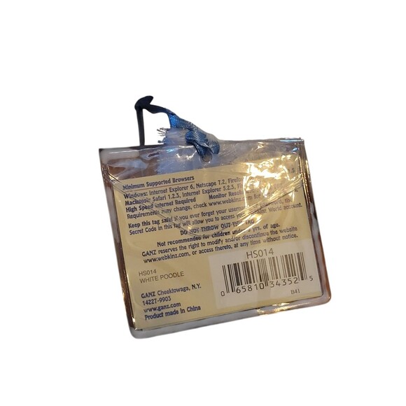 Webkinz Lil'Kinz White Poodle With Tag - Picture 6 of 6